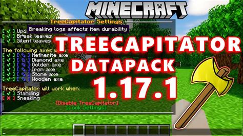 Datapack treecapitator 2% - Optimization and Remaster Update 1